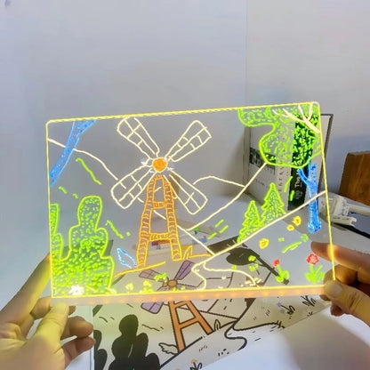 Glowboard - LED Light-Up Writing & Drawing Board, Glowboard LED Drawing Board
