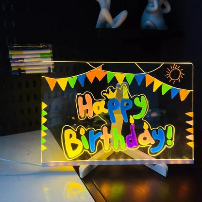 Glowboard - LED Light-Up Writing & Drawing Board, Glowboard LED Drawing Board