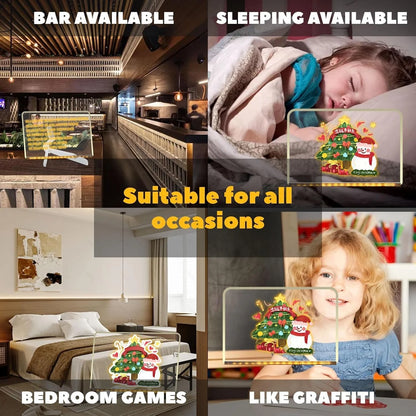 Glowboard - LED Light-Up Writing & Drawing Board, Glowboard LED Drawing Board